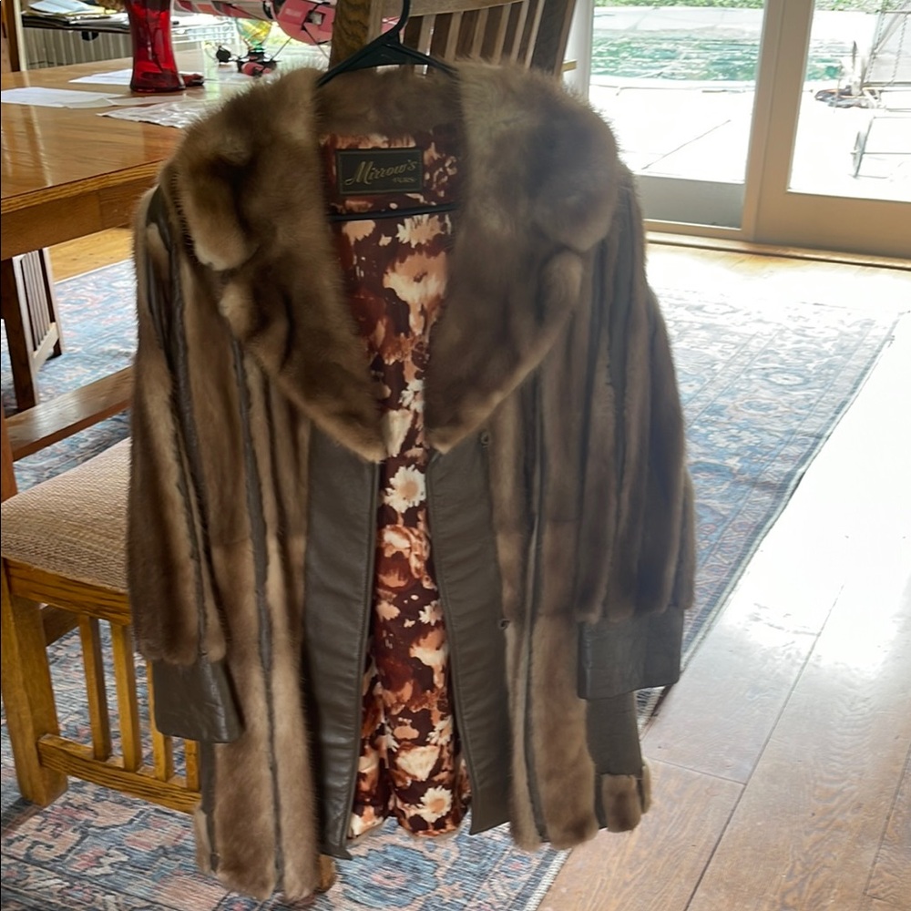 Brown Teddy Jacket with Plush Fur Collar